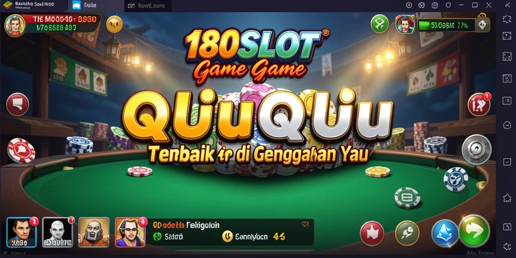 Tampilan menarik dari gameplay QiuQiu di 180SLOT.