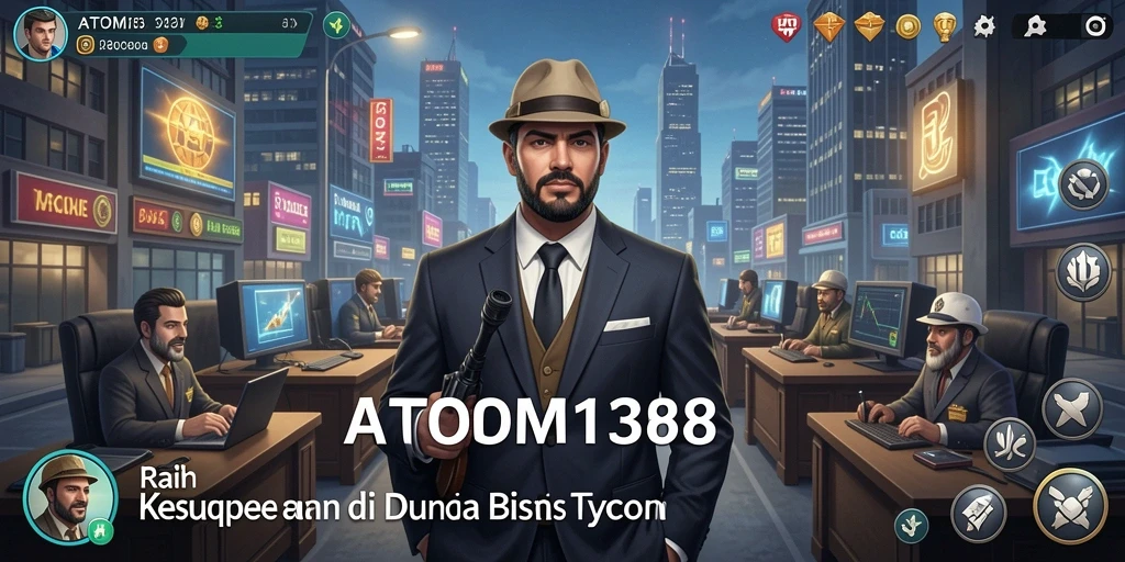 Menampilkan gameplay menarik di dunia Tycoon.