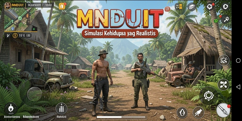 Tampilan menarik dari gameplay <strong>MNDUIT</strong> yang penuh interaksi.
