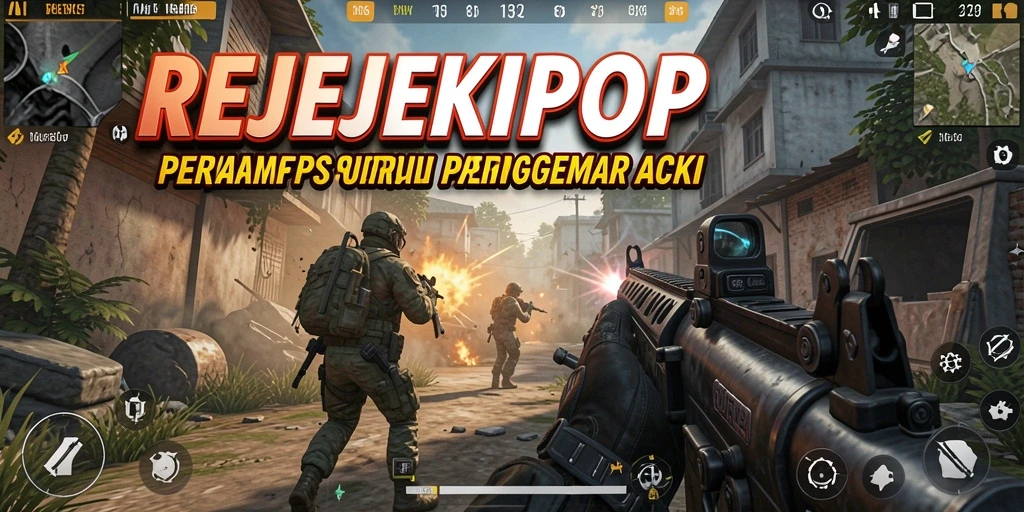 Tampilan gameplay intens dari REJEKIPOP yang menegangkan.